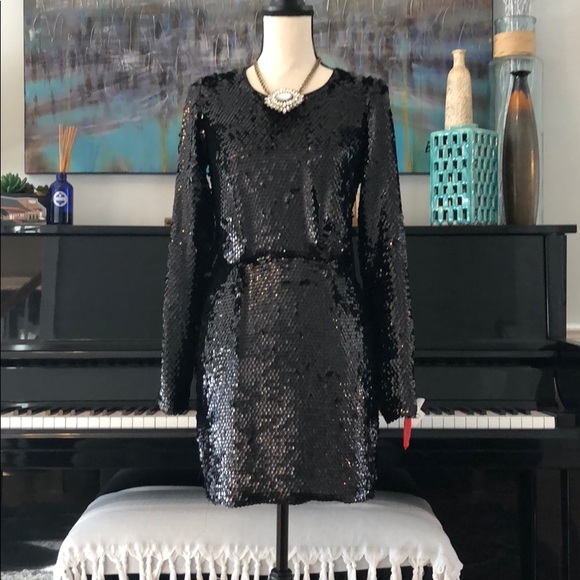 BOGO Rachel Zoe Selita Blouson Sequin Dress - Picture 6 of 8